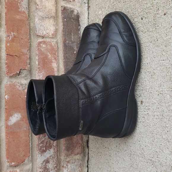 Fidelio Womens Hallux Magic Stretch Orthopedic Ankle Leather Boots Size 6-6.5 UK